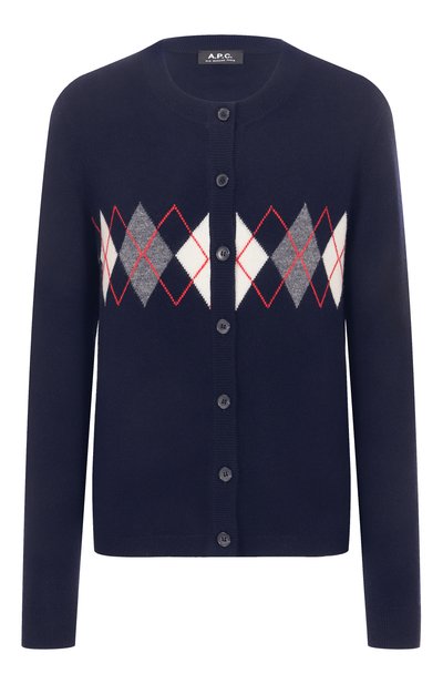 Женский шерстяной кардиган A.P.C., арт. F22333/WVBDR