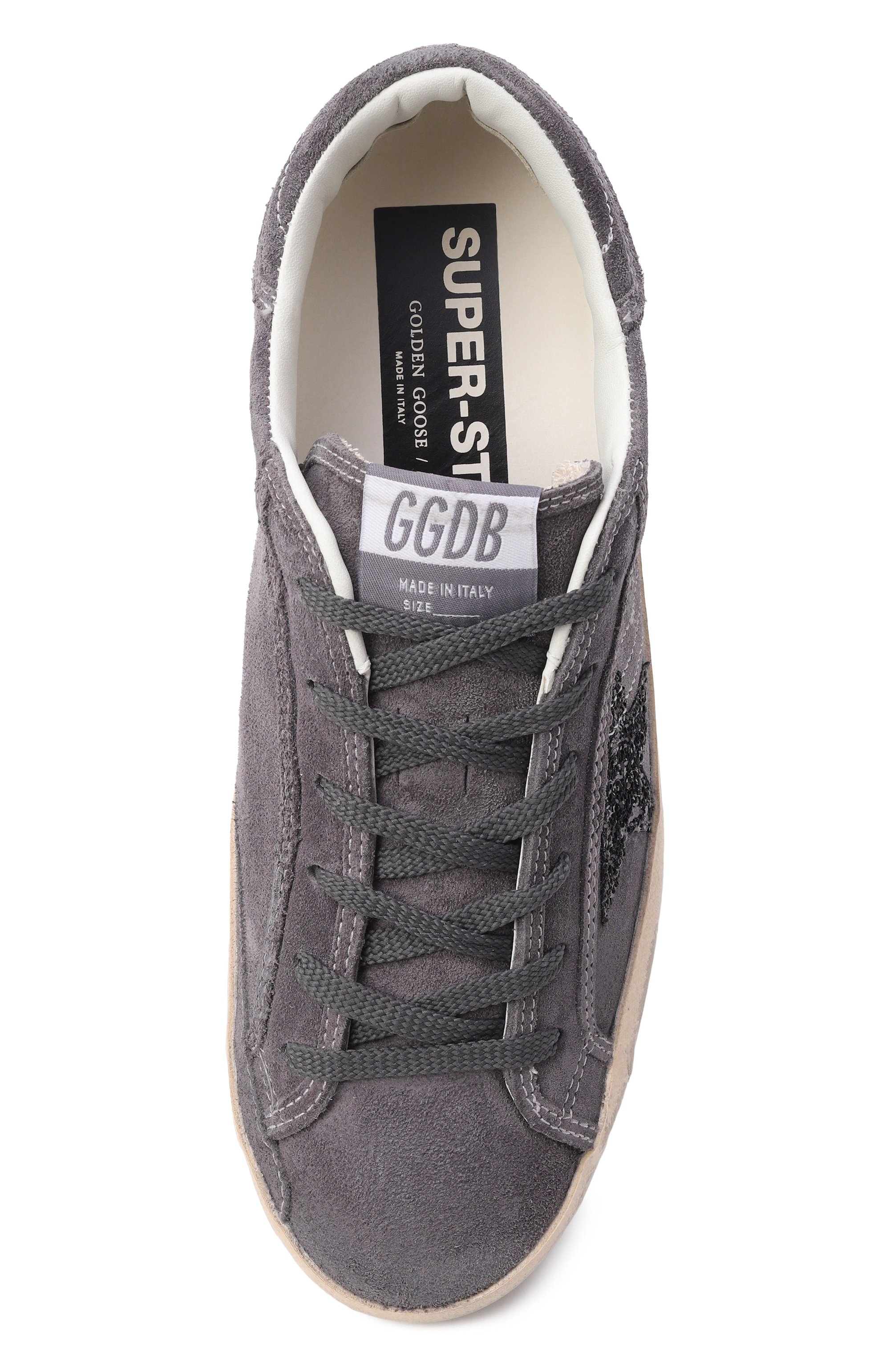 Замшевые кеды super-star GOLDEN GOOSE DELUXE BRAND, арт. GWF01002.F008141, фото 6