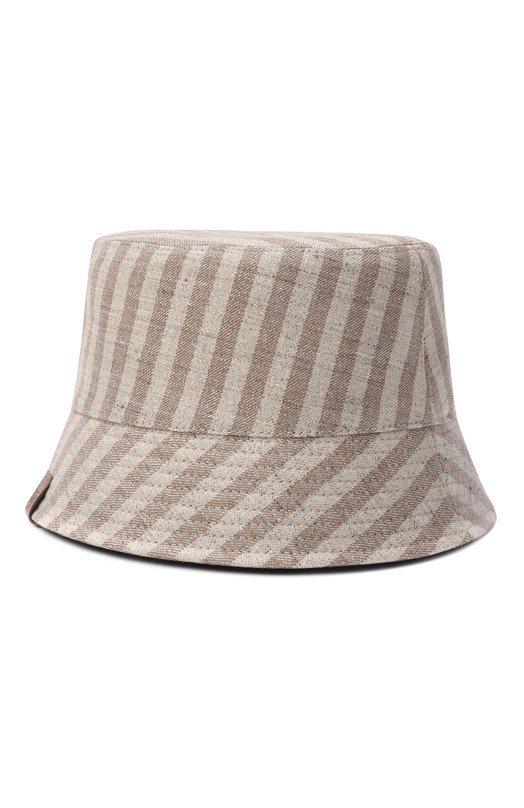 Льняная панама Brunello Cucinelli MCAP90017 Бежевый  MCAP90017 Фото 2