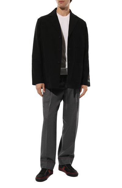 Текстильные кеды gucci tennis 1977 GUCCI, арт. 628717 H9H80, фото 2