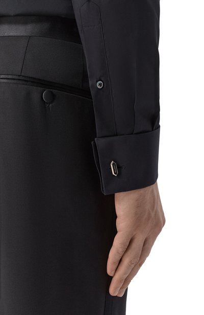 Хлопковая сорочка MVST черного цвета по цене 83750 руб., арт. M26.CSM.B407/1271/1238, фото 5 Хлопковая сорочка MVST, арт. M26.CSM.B407/1271/1238, фото 5