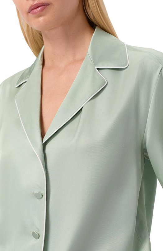 Шелковая рубашка MVST M26.2PW.B017/F138 Зелёный  M26.2PW.B017/F138 Фото 5