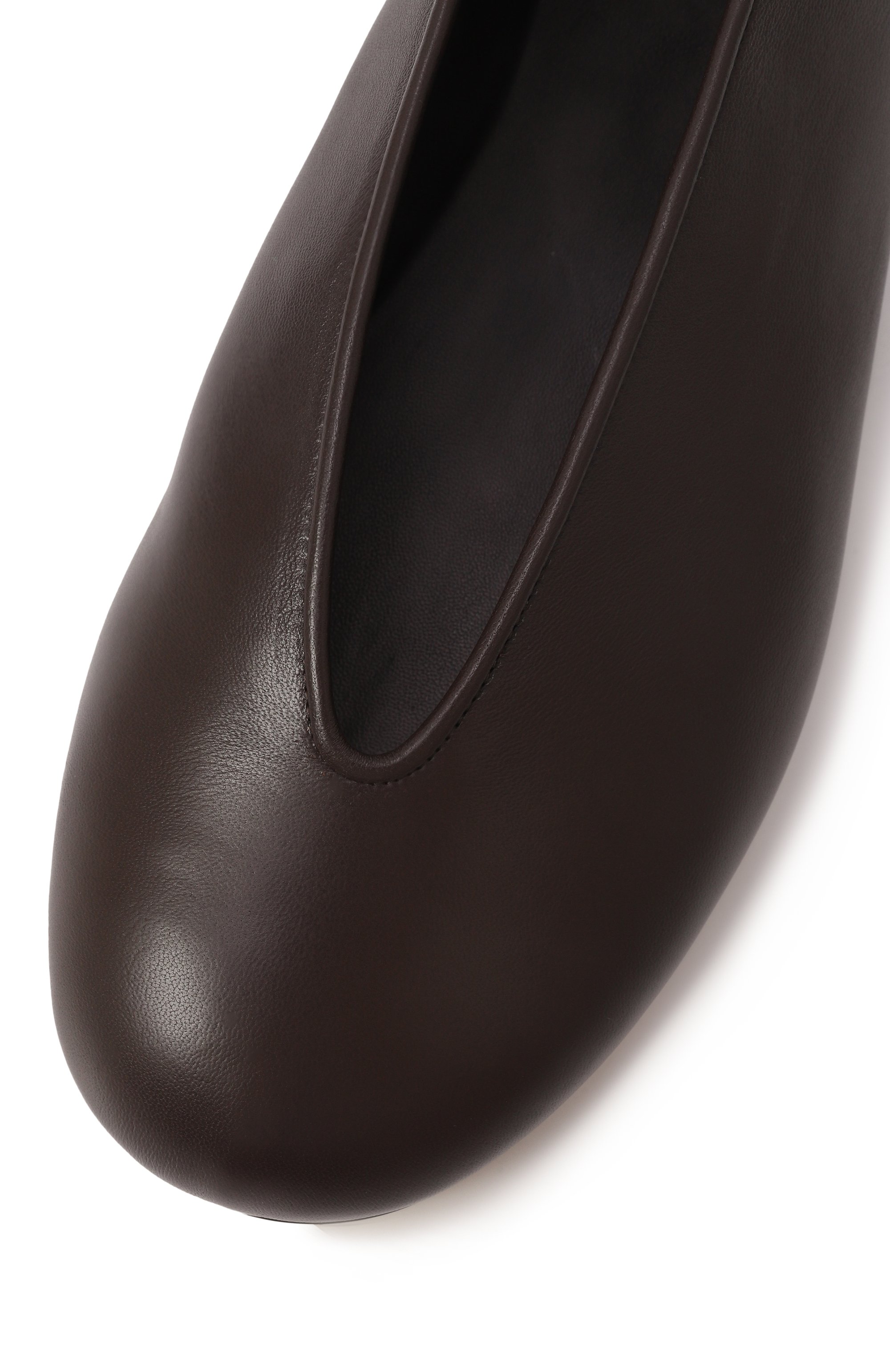 Кожаные балетки duck MOSCHINO, арт. 11010/MA0, фото 7