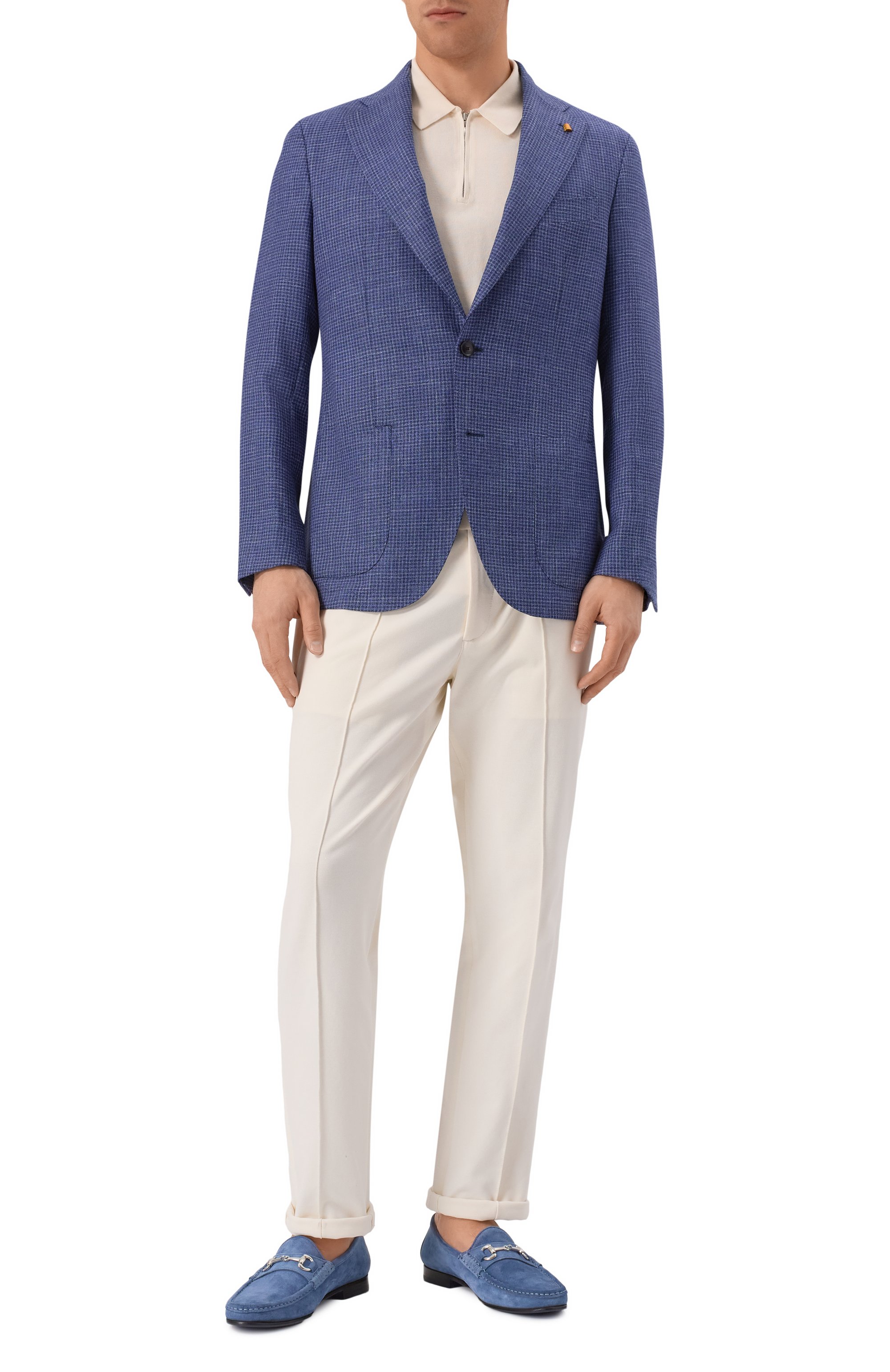 Пиджак из шерсти и шелка SARTORIA LATORRE, арт. EF74/UH0363, фото 3