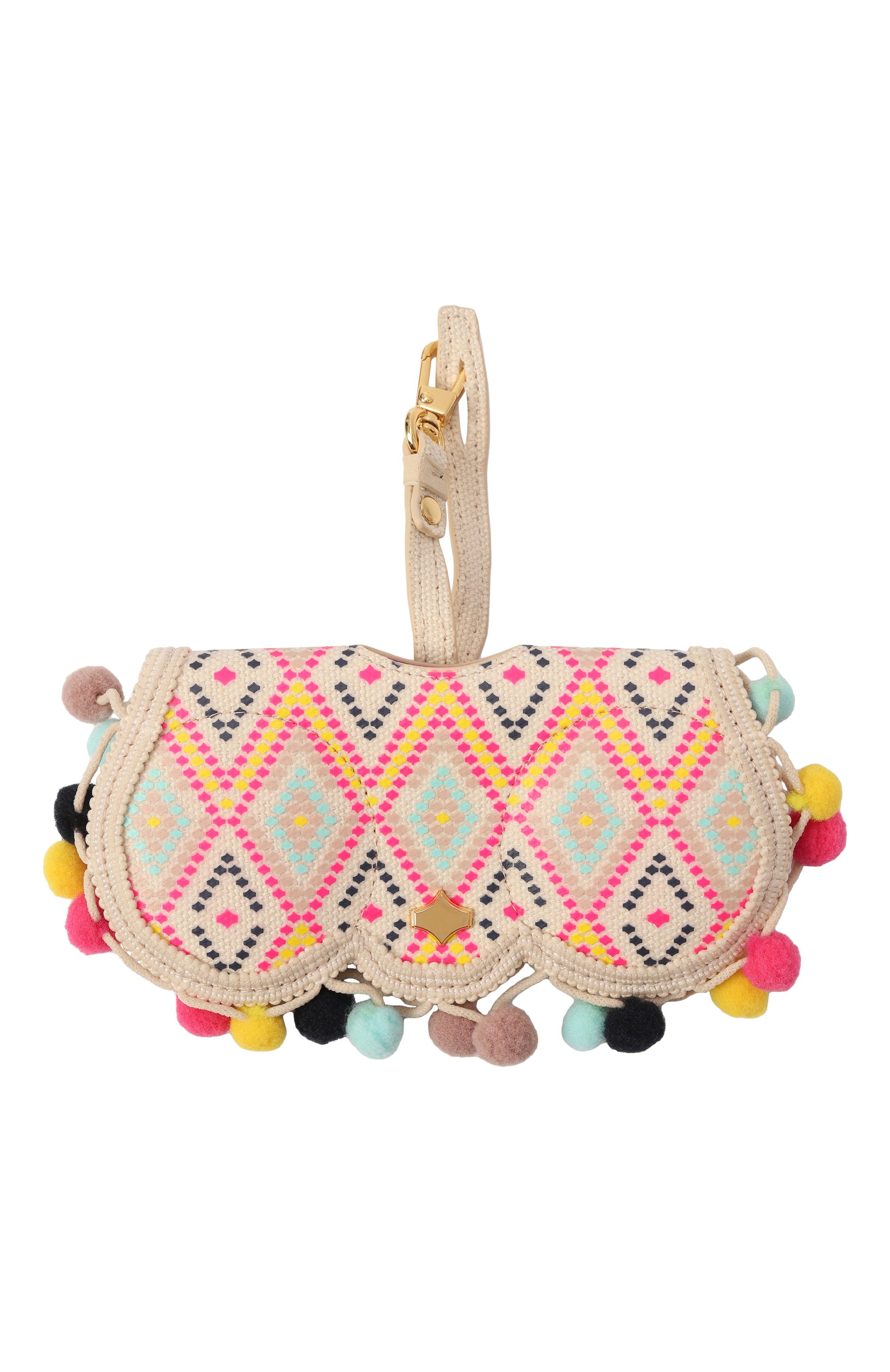 Текстильный футляр для очков ANY DI, арт. SP101603 DIAM0ND FACE P0MP0N, фото 1