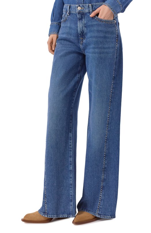 Джинсы Lotta 7 For All Mankind 7UX1TC10-21C Синий  7UX1TC10-21C Фото 3
