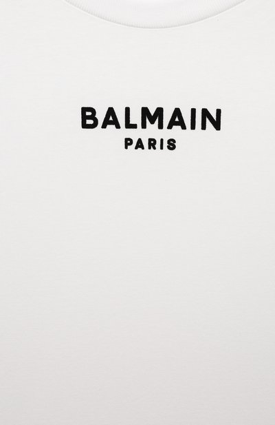 Хлопковая футболка BALMAIN, арт. BU8P11, фото 3