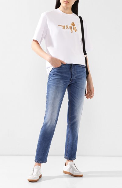 Хлопковая футболка MSGM, арт. 2842MDM269 207498, фото 2