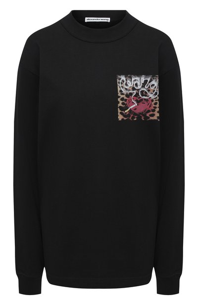 Женская хлопковый лонгслив ALEXANDER WANG, арт. UCC2201021