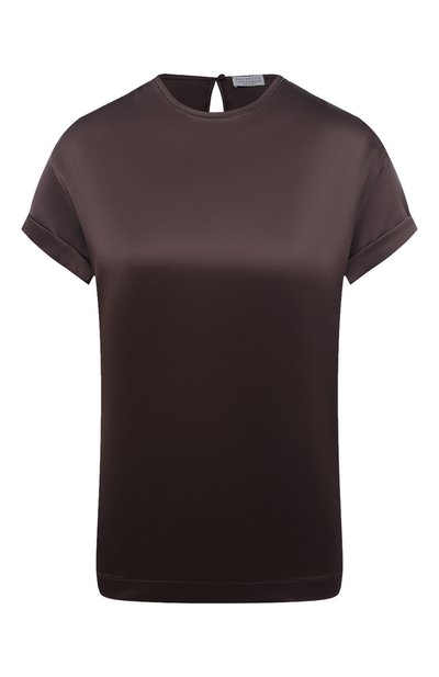 Женский шелковый топ BRUNELLO CUCINELLI, арт. M0C59DE310