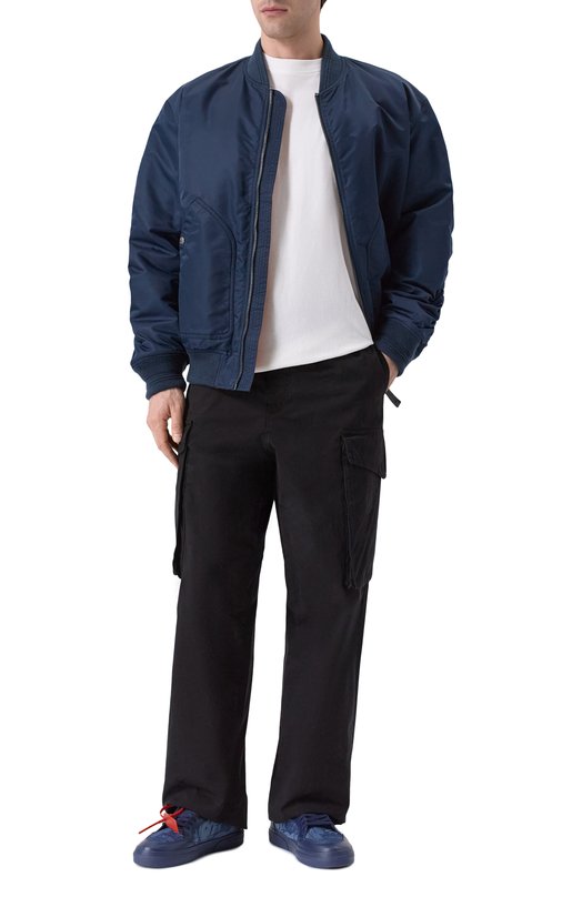 Комбинированные кеды Vulcanized  Off-White 0MIA293F25FAB0014900 Синий  0MIA293F25FAB0014900 Фото 2