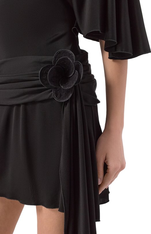 Платье из вискозы David Koma RE26DK01D Чёрный  RE26DK01D Фото 4