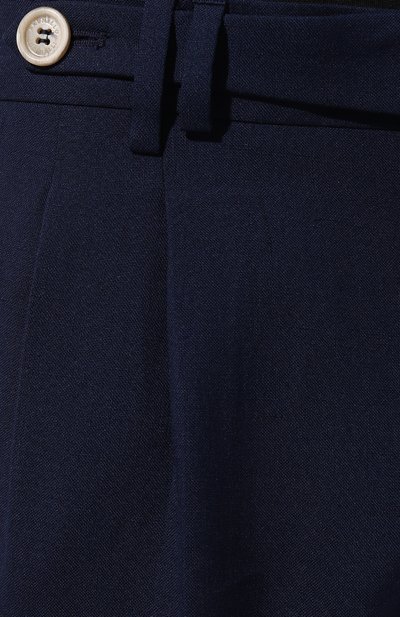 Брюки изо льна и шерсти BRUNELLO CUCINELLI, арт. MW494E1920, фото 5