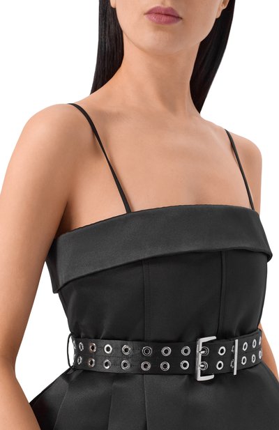 Атласное платье GANNI, арт. A1030437, фото 4