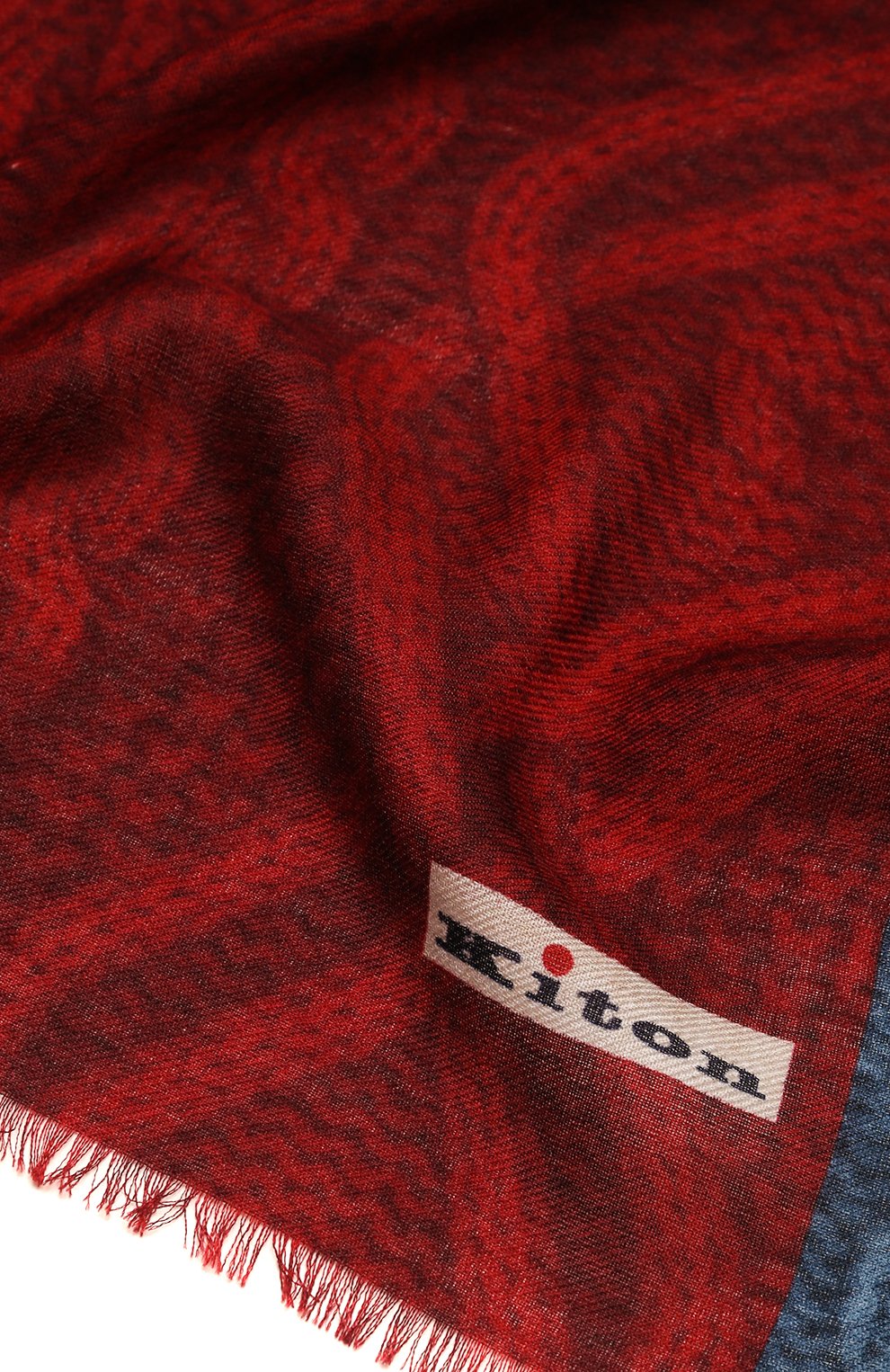 Шарф из кашемира и шерсти KITON, арт. USCIACK0261F10, фото 3
