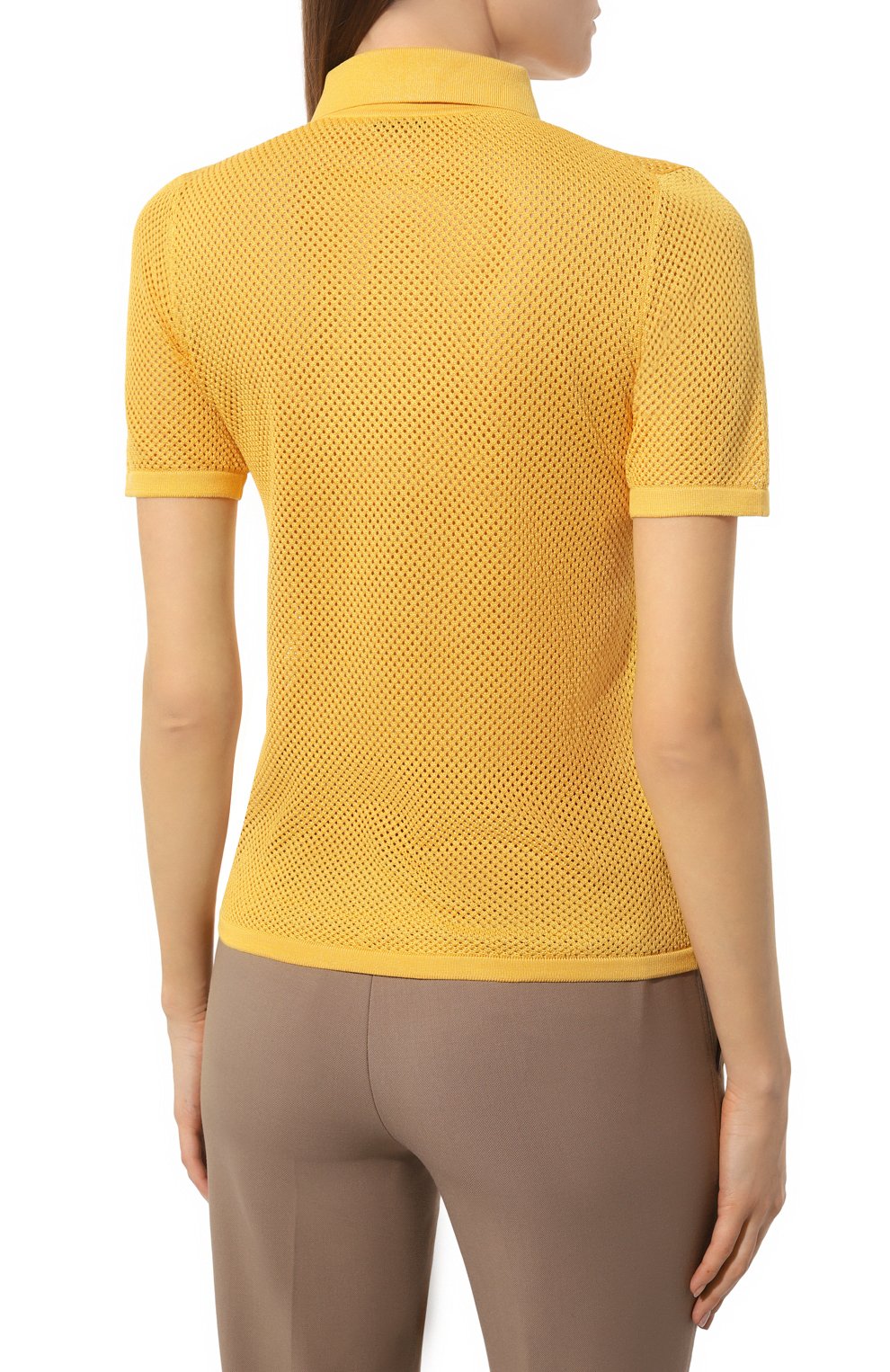 Шелковое поло KITON, арт. D55714069, фото 4