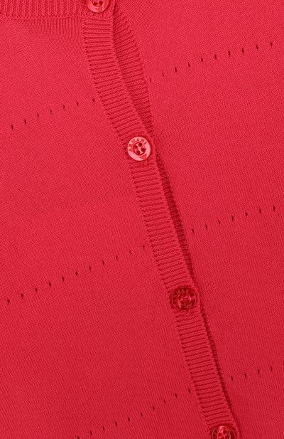 Хлопковый кардиган на пуговицах с круглым вырезом ARMANI JUNIOR, арт. 3Z3E61/3M0HZ/11A-16A, фото 3