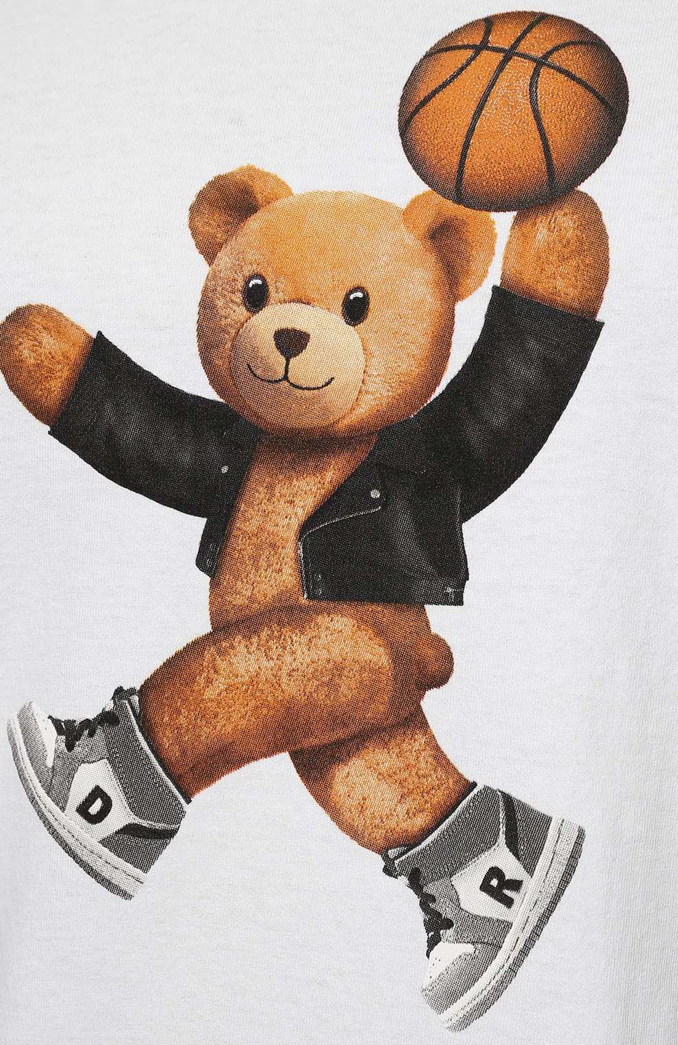 Хлопковая футболка DOMREBEL белого цвета по цене 14200 руб., арт. JUMPBEAR/T-SHIRT, фото 5 Хлопковая футболка DOMREBEL, арт. JUMPBEAR/T-SHIRT, фото 5