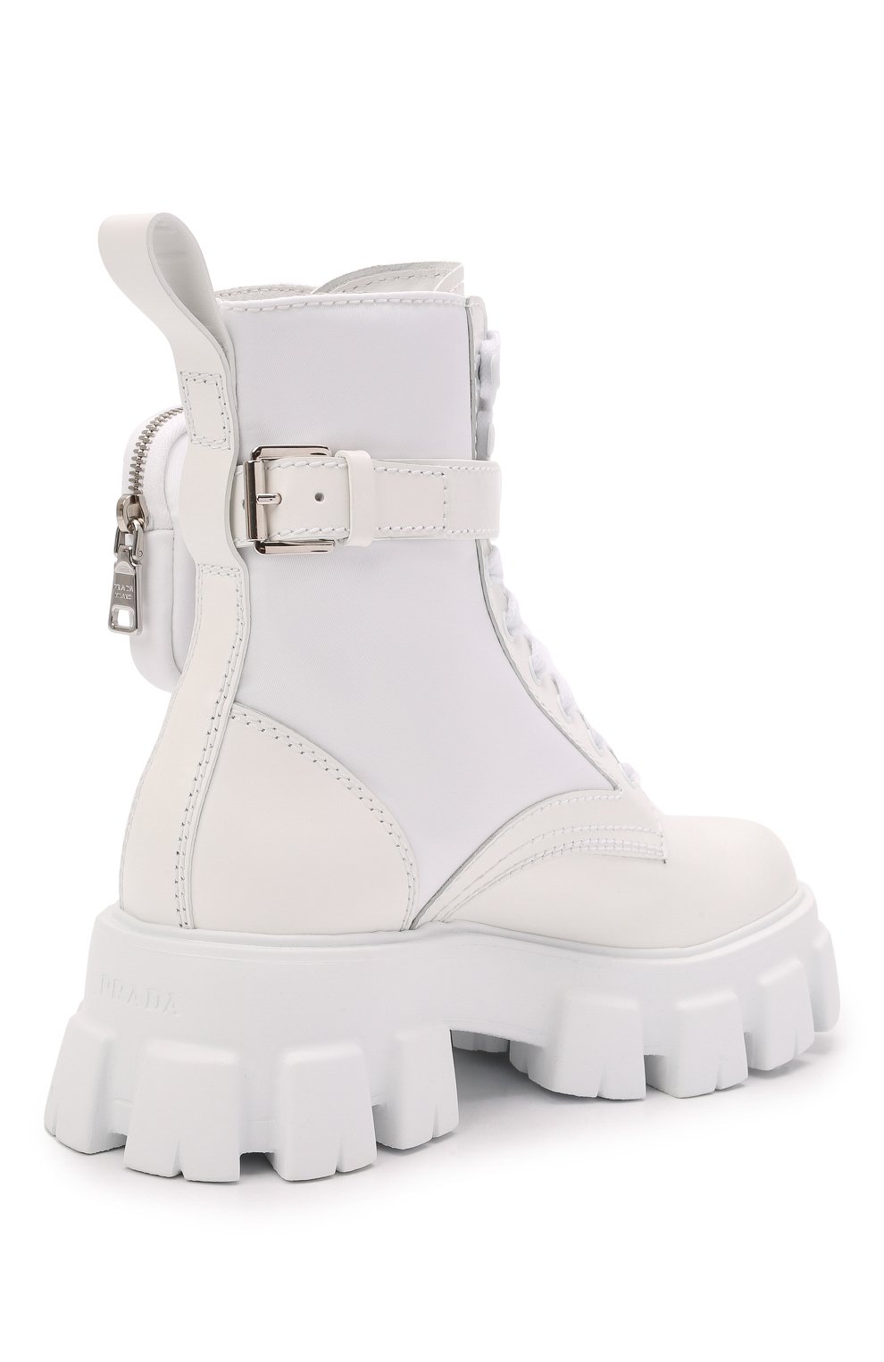 Комбинированные ботинки monolith PRADA, арт. 2UE007-3LFR-F0009-D002, фото 3