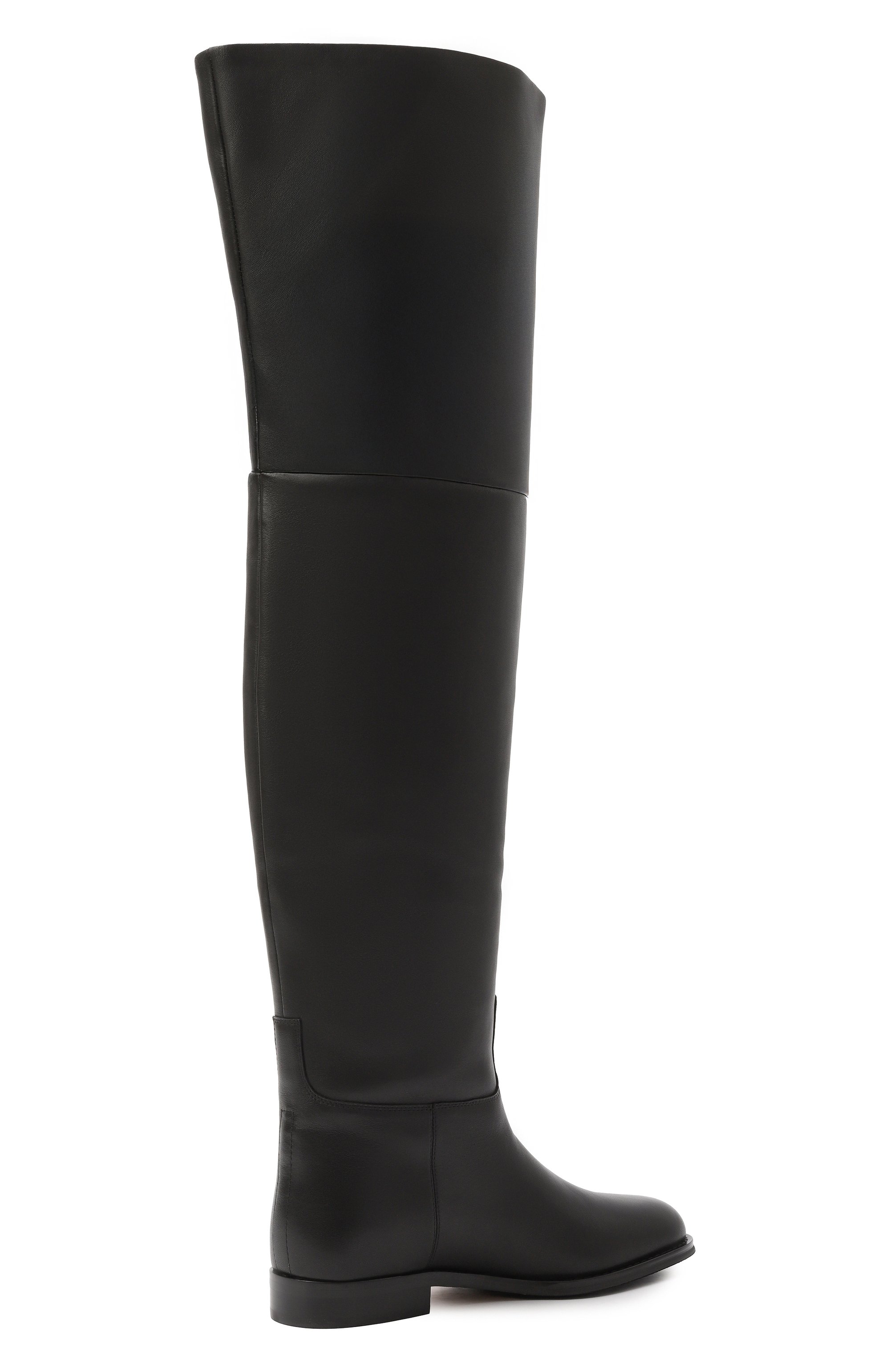 Кожаные ботфорты 12 STOREEZ, арт. 135403, фото 5