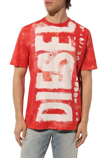 Хлопковая футболка DIESEL, арт. A09271/0AIJV, фото 3