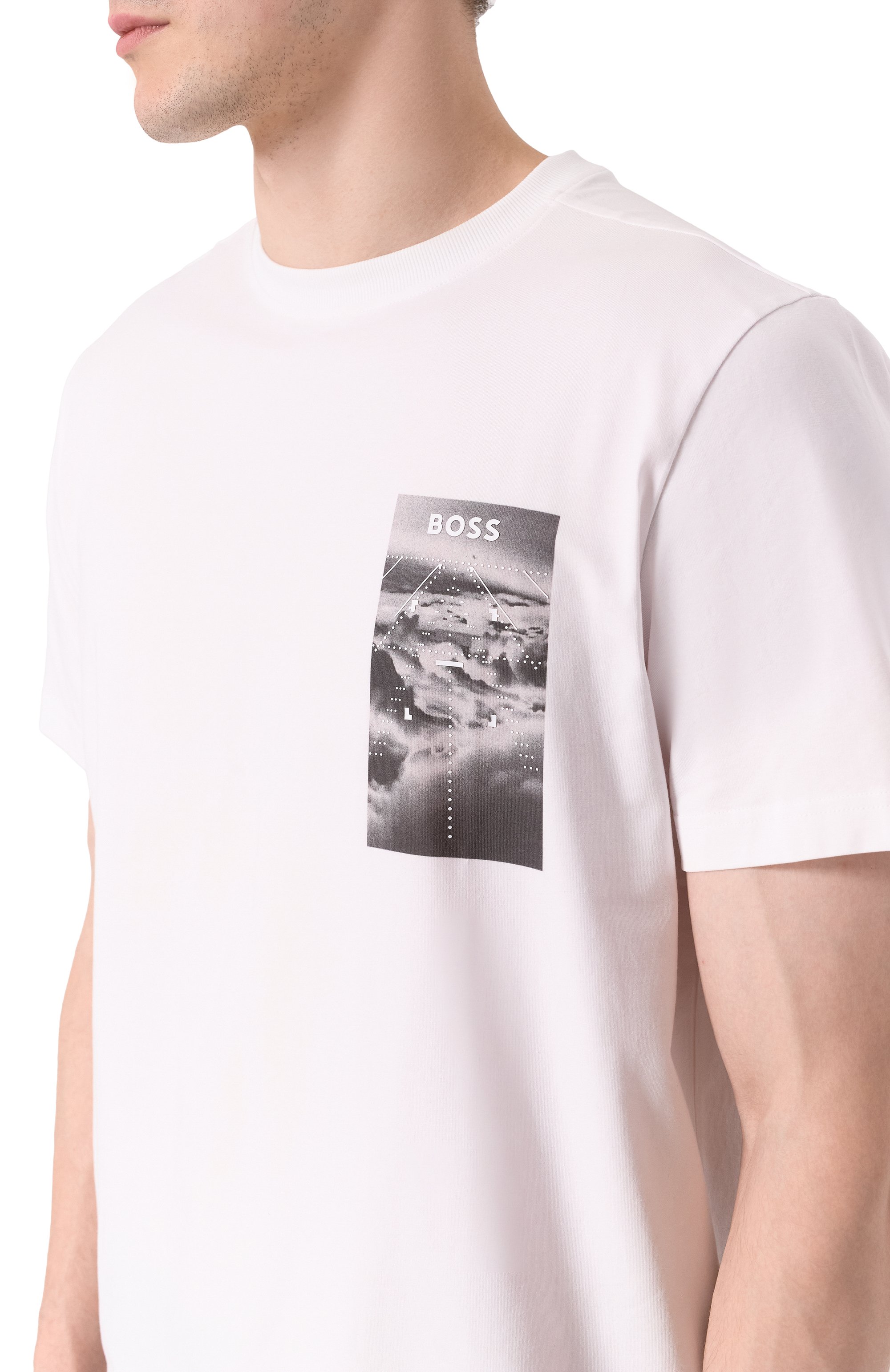 Хлопковая футболка BOSS GREEN, арт. 50533233, фото 5