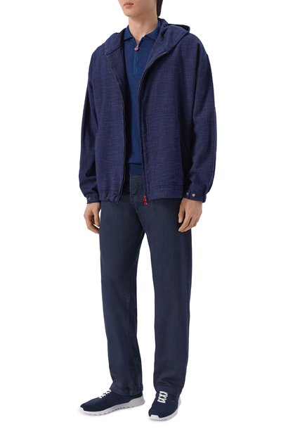 Текстильные кроссовки KITON, арт. USSA392N01362, фото 2