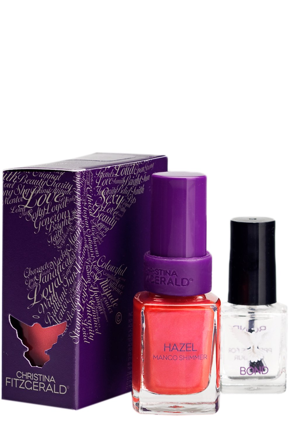 Лак для ногтей \солнечный манго\" hazel mango shimmer + bond" CHRISTINA FITZGERALD, арт. 9333381000682, фото 1