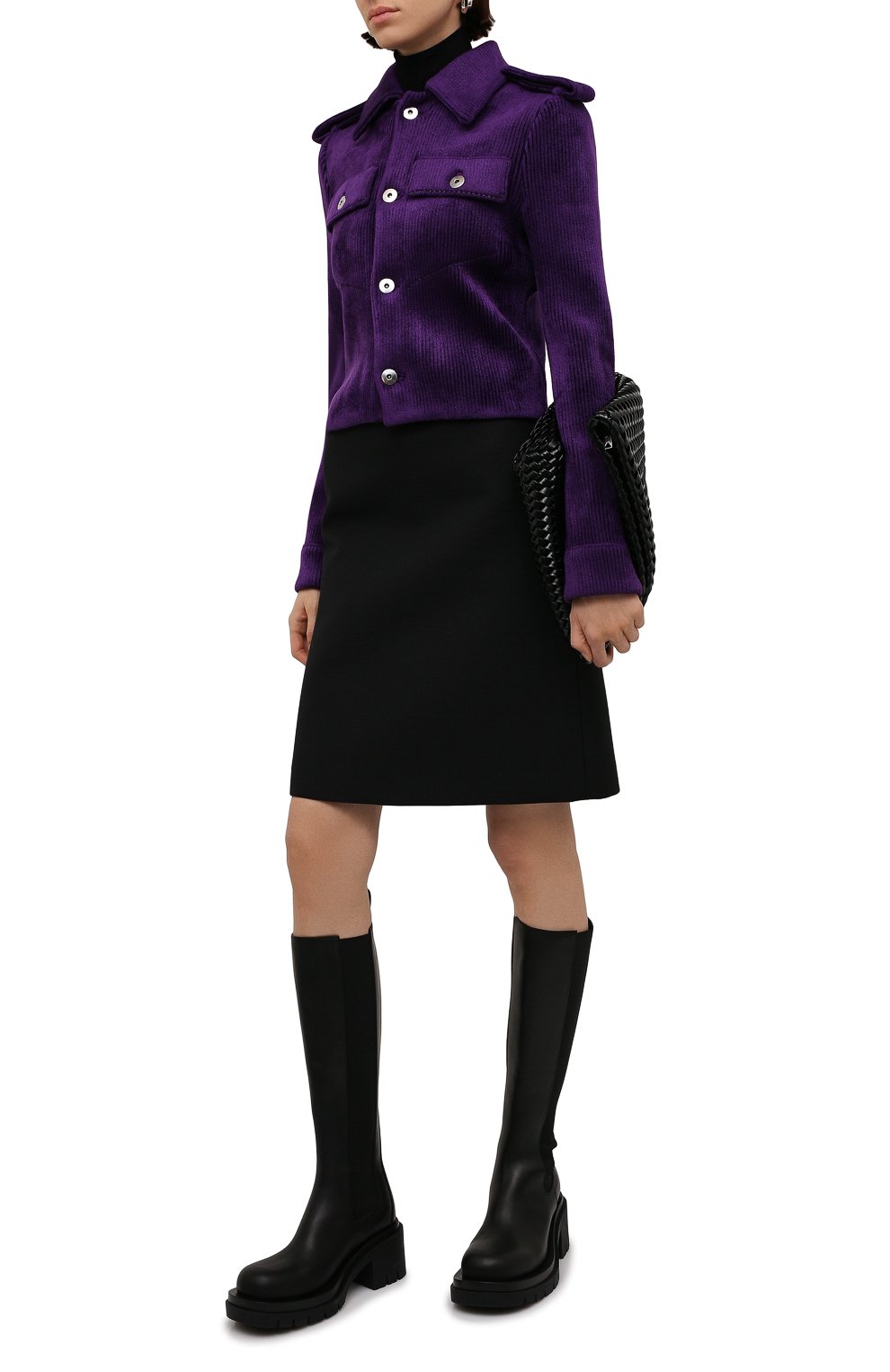 Кожаные сапоги bv lug BOTTEGA VENETA, арт. 667146/VBS50, фото 2