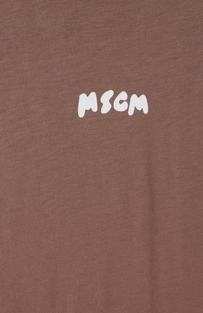 Хлопковая майка MSGM KIDS, арт. S5MSJBTH007, фото 3