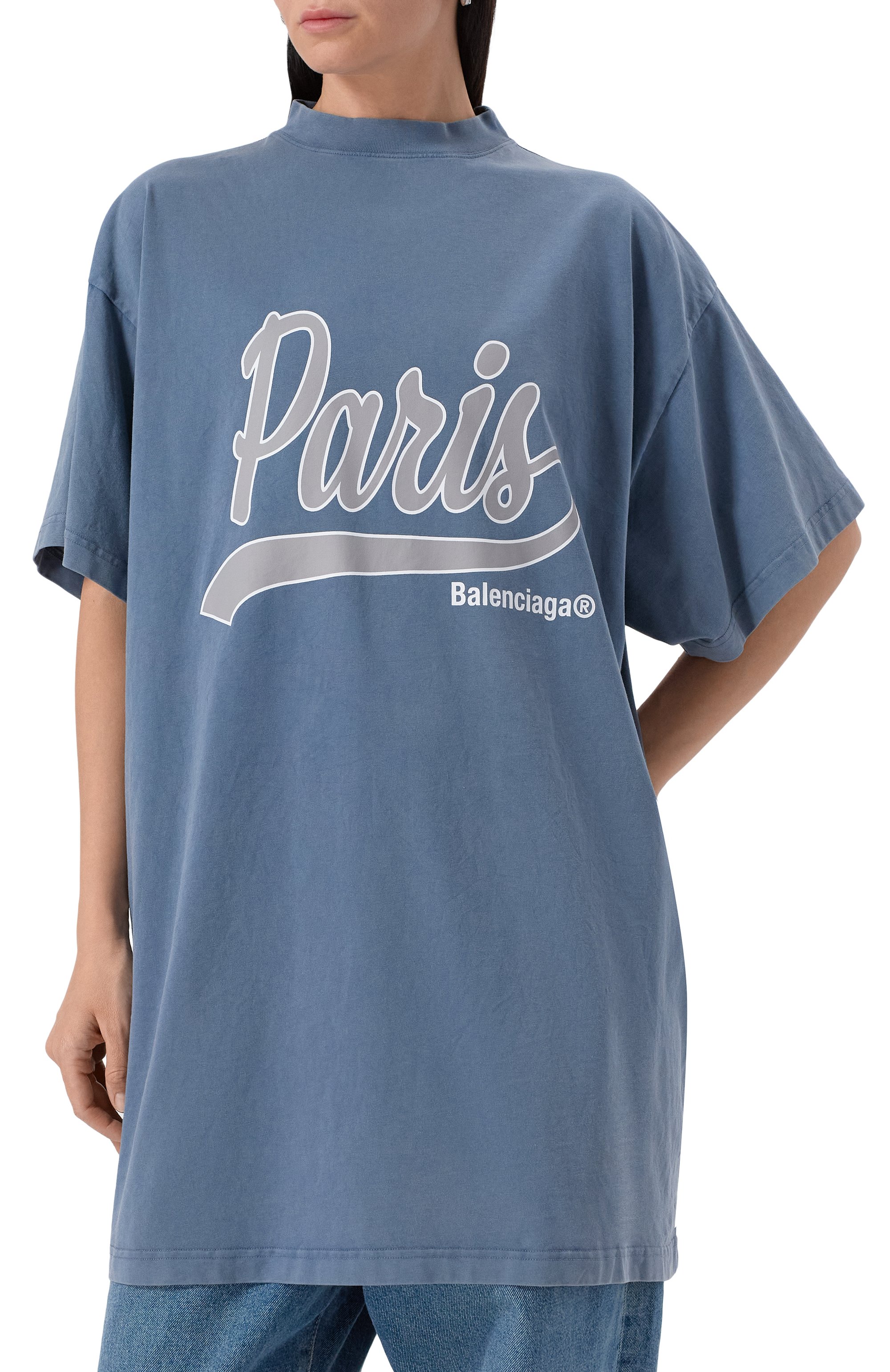 Хлопковая футболка BALENCIAGA, арт. 787349/TRVM1, фото 7
