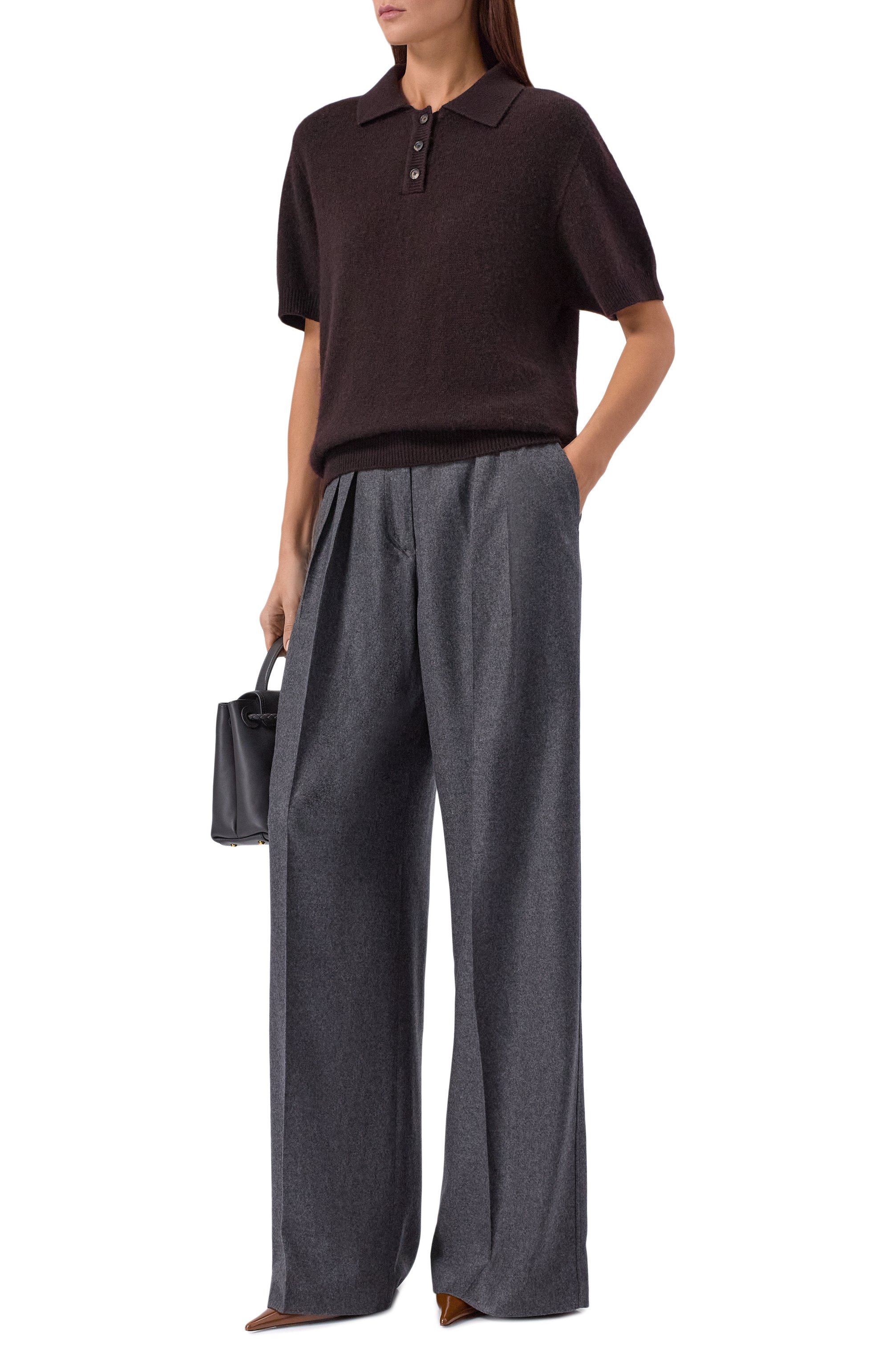 Поло из кашемира и шелка KITON, арт. D6072931928, фото 2