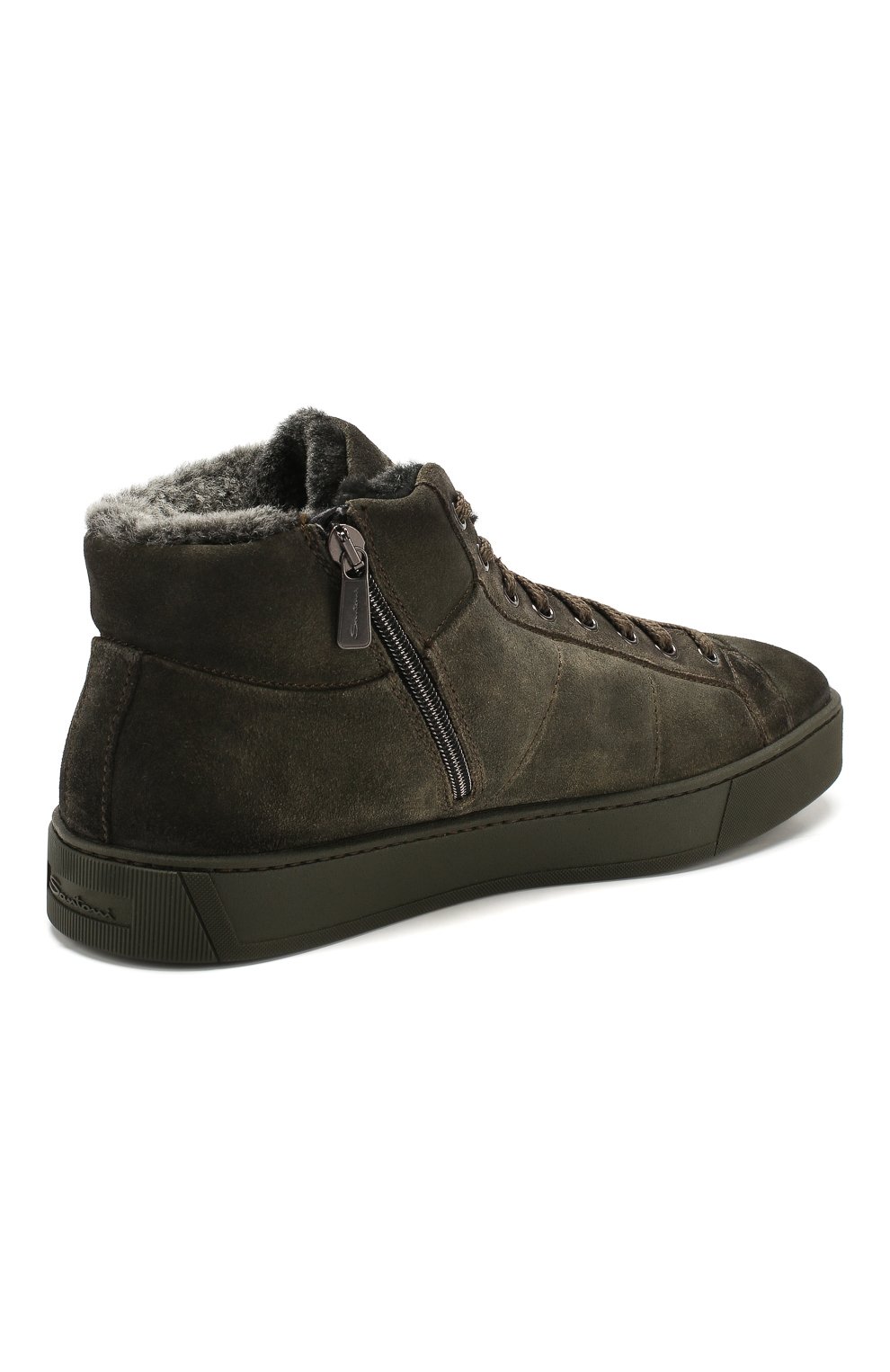 Замшевые кеды SANTONI, арт. MBGL20870MIMPPS0V50, фото 4