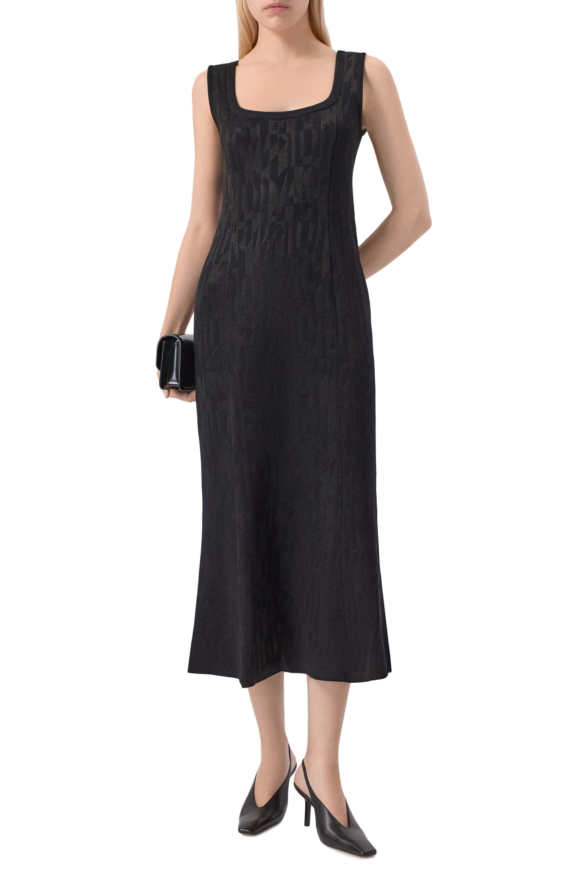 Платье из шерсти и вискозы AND THE BRAND, арт. W26-D048-1202-900, фото 2