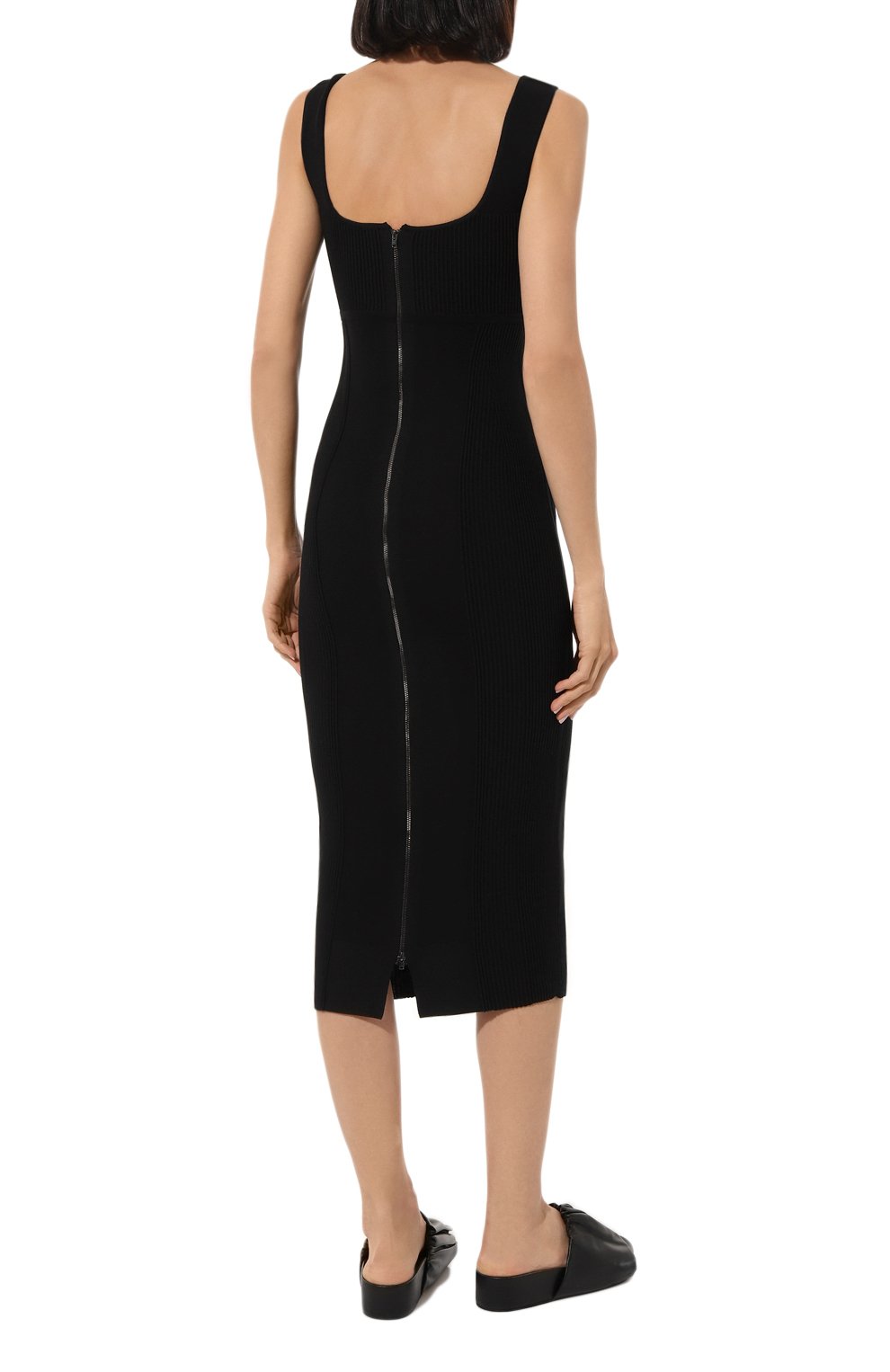 Платье из шелка и вискозы FREEAGE, арт. W23.DR030.6070.900, фото 4