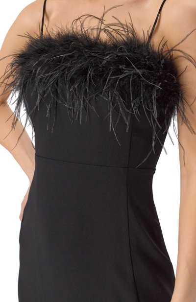 Платье с отделкой перьями LIU JO, арт. CA5317T3970, фото 5