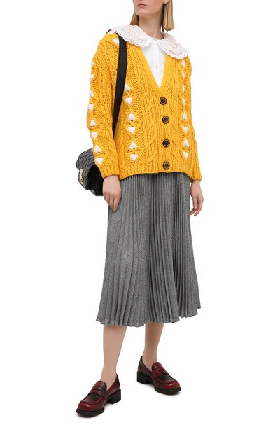 Шерстяной кардиган MIU MIU, арт. MMF307-MPZ-F0080, фото 2