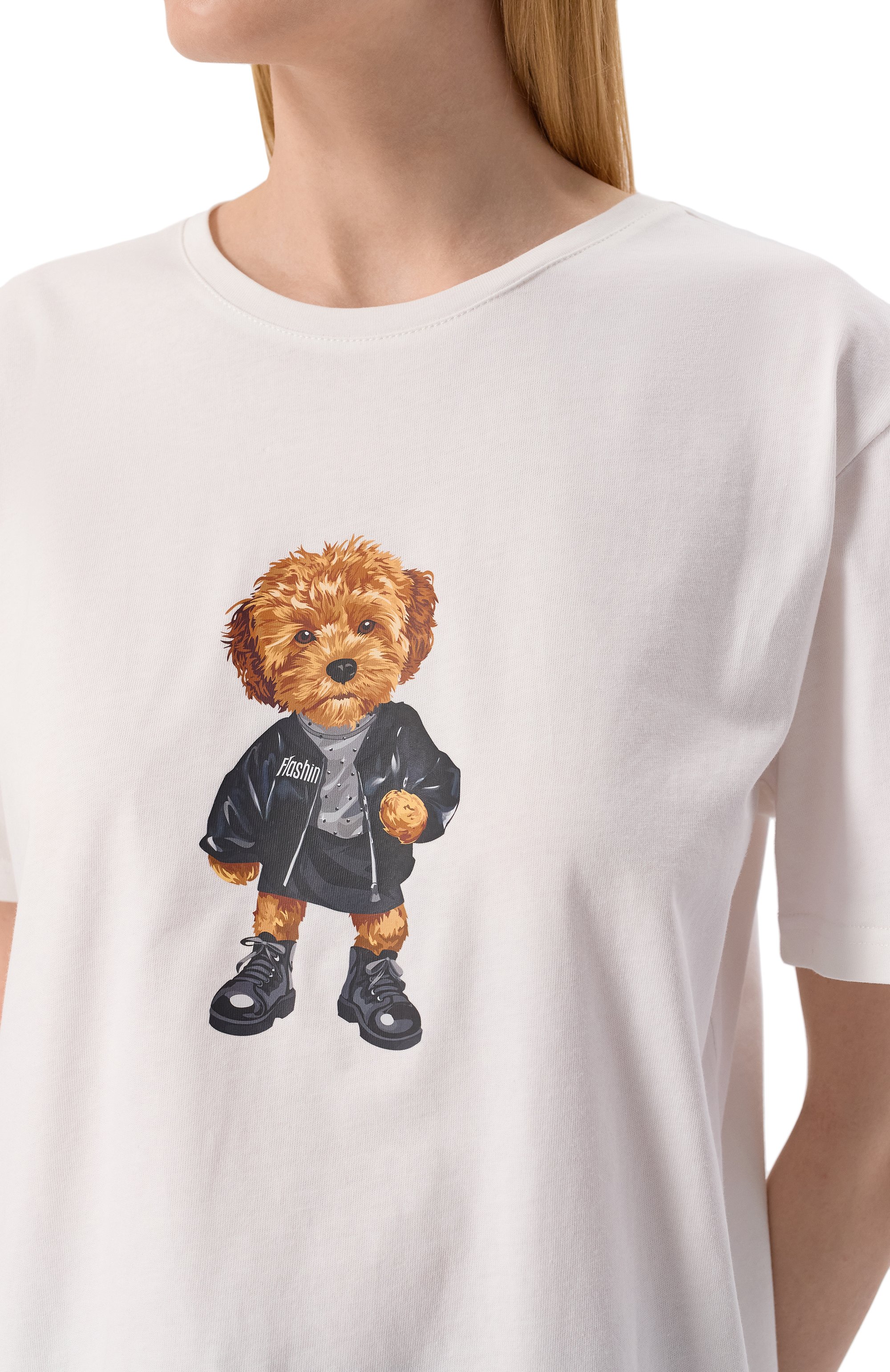 Хлопковая футболка FLASHIN, арт. FS25TBM, фото 5