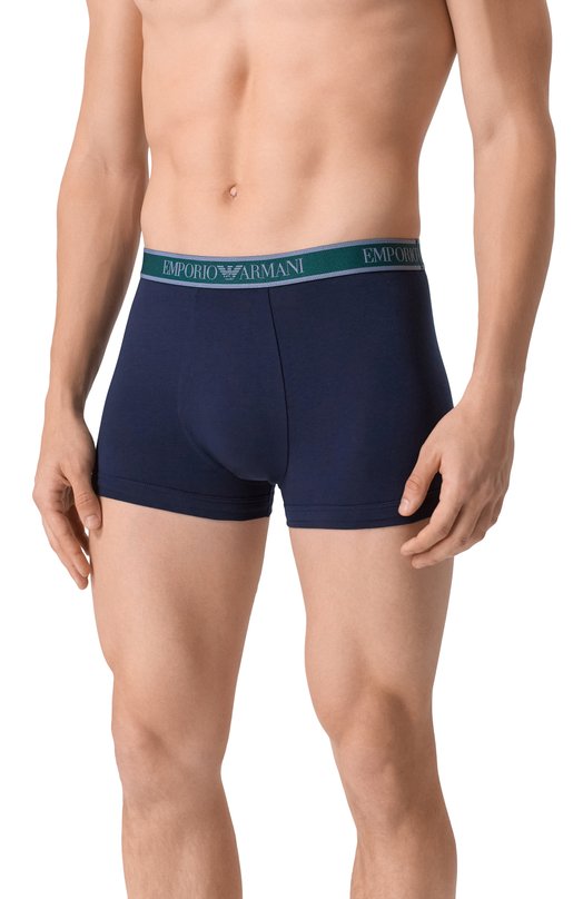 Комплект из трех боксеров Emporio Armani EM000259/AF10779 Синий  EM000259/AF10779 Фото 4