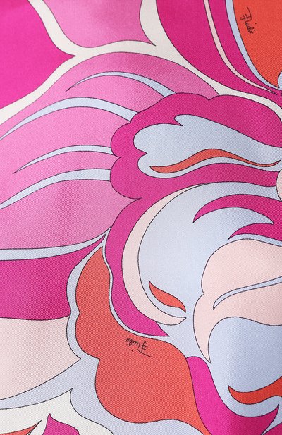 Шелковый топ EMILIO PUCCI фуксия цвета по цене 48250 руб., арт. 9ERM83/9E751, фото 5 Шелковый топ EMILIO PUCCI, арт. 9ERM83/9E751, фото 5