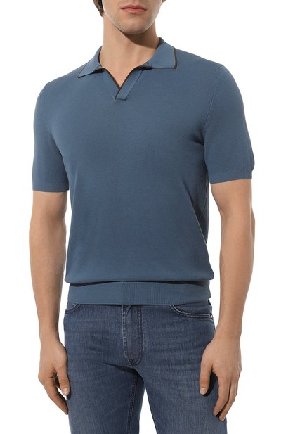 Хлопковое поло  GRAN SASSO, арт. 57157/20642, фото 3