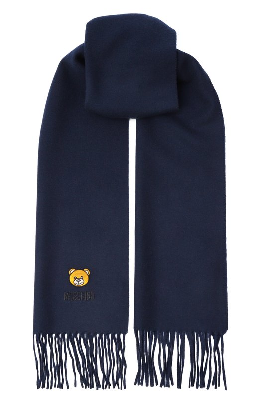 Шерстяной шарф Moschino 50124/M5783 Синий 50124/M5783