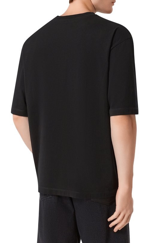 Хлопковая футболка Dsquared2 S74GD1476/D20020 Чёрный  S74GD1476/D20020 Фото 4
