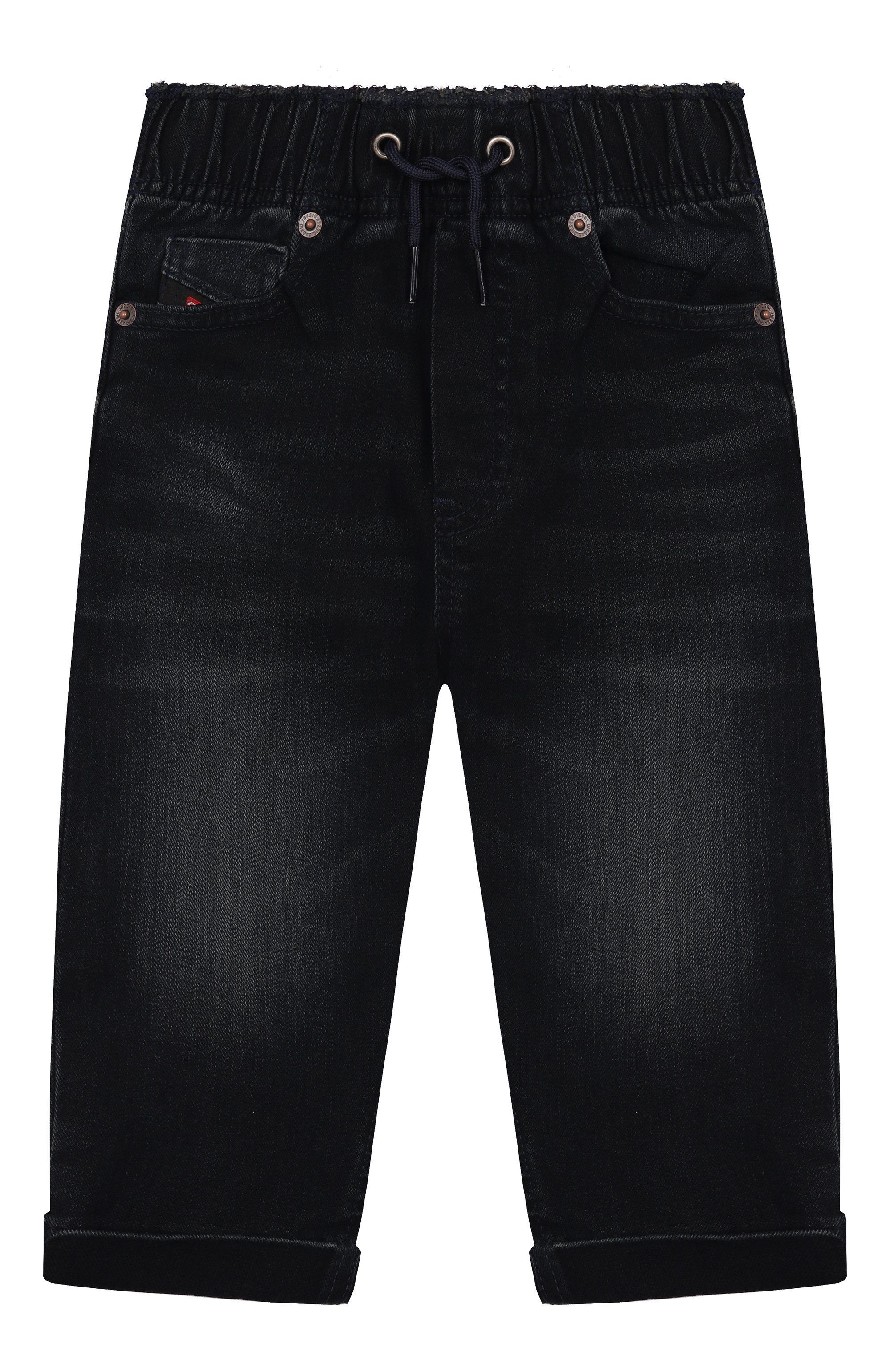 Хлопковые джинсы d-marcie-b DIESEL темно-синего цвета по цене 10900 руб., арт. K00239/KXBQM, фото 1 Хлопковые джинсы d-marcie-b DIESEL, арт. K00239/KXBQM, фото 1