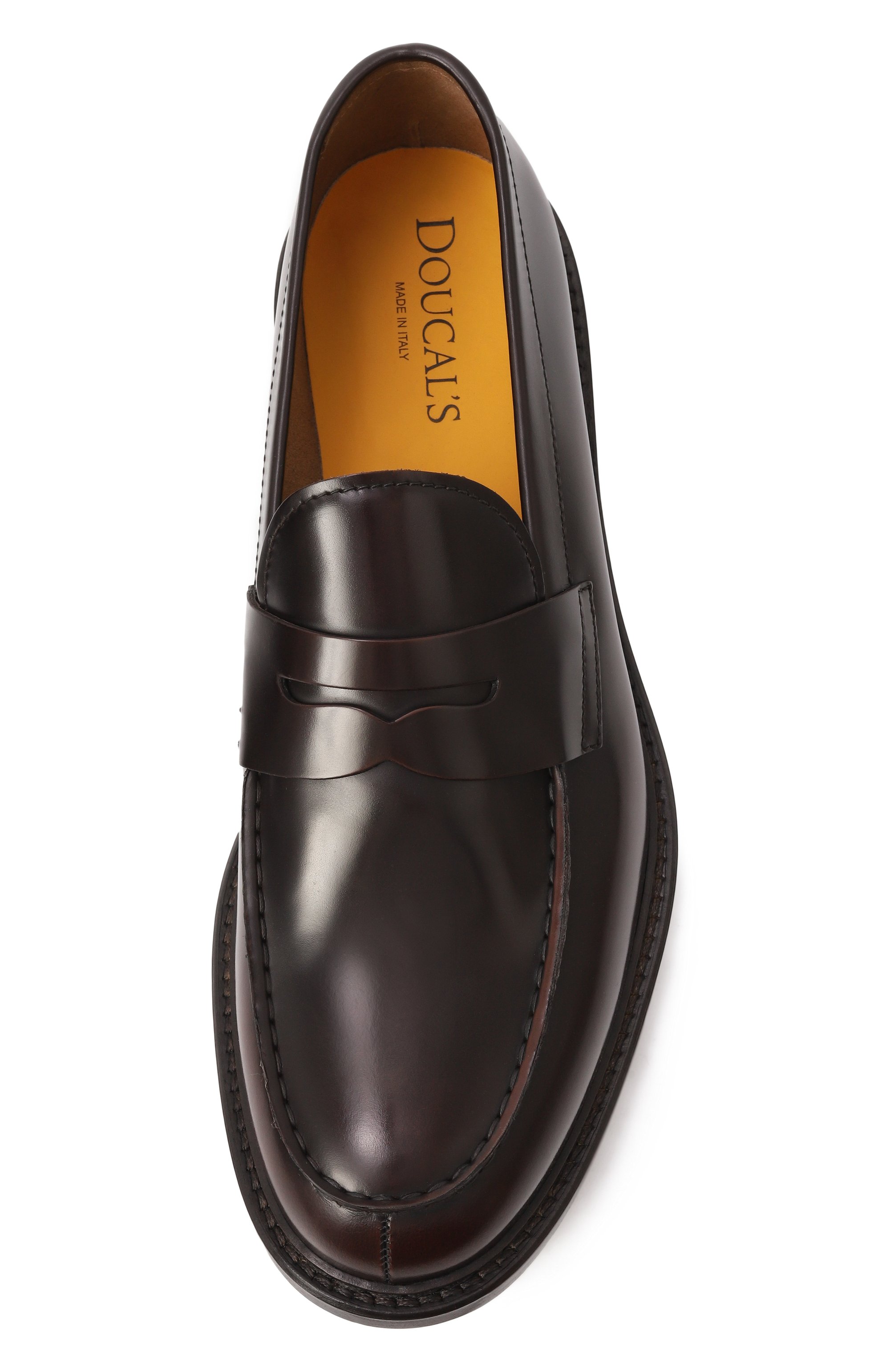 Кожаные пенни-лоферы DOUCAL'S, арт. DU2405PH0EUY007T, фото 6