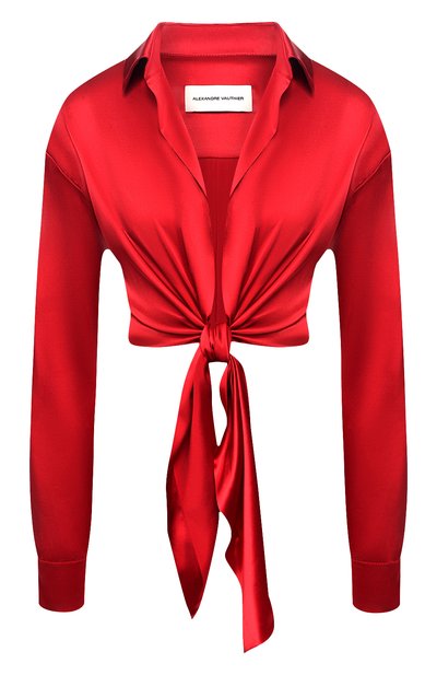 Женский шелковый топ ALEXANDRE VAUTHIER, арт. 191SH1003 0145