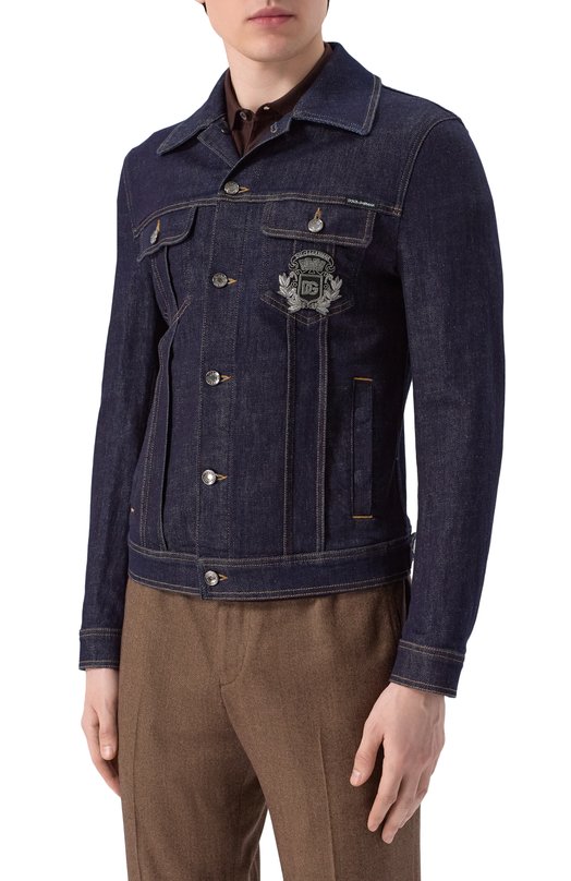 Джинсовая куртка Dolce & Gabbana G9VZ8Z/G8ME9 Синий  G9VZ8Z/G8ME9 Фото 3
