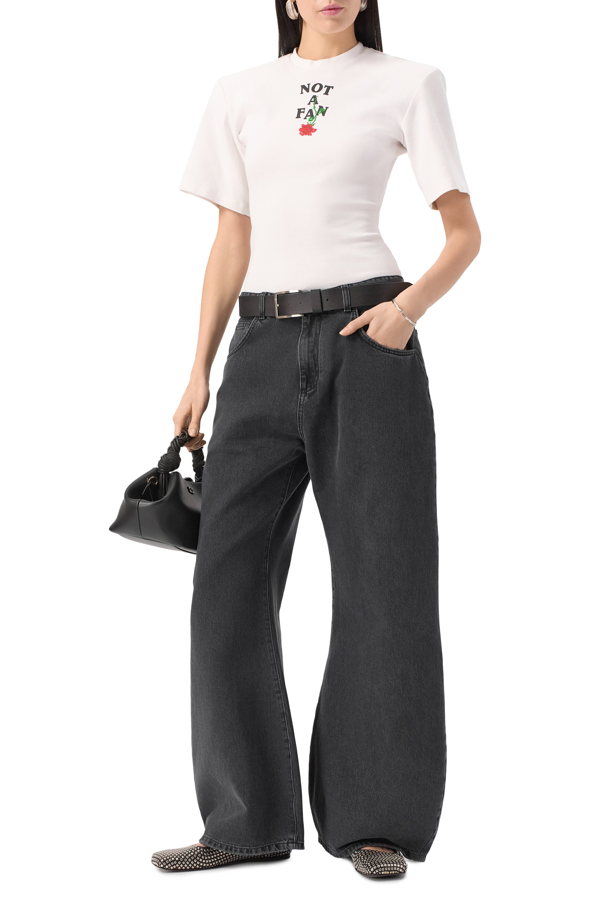 Хлопковая футболка SSHEENA, арт. 25SSTEE TS25009, фото 2