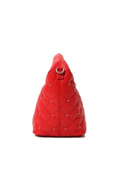 Женская сумка quilting VERSACE JEANS COUTURE красного цвета, арт. 75VA4BQ1/ZS823 | Фото 4 (Сумки-технические: Сумки top-handle; Размер: medium; Материал сплава: Проставлено; Ремень/цепочка: На ремешке; Драгоценные камни: Проставлено; Материал: Экокожа)