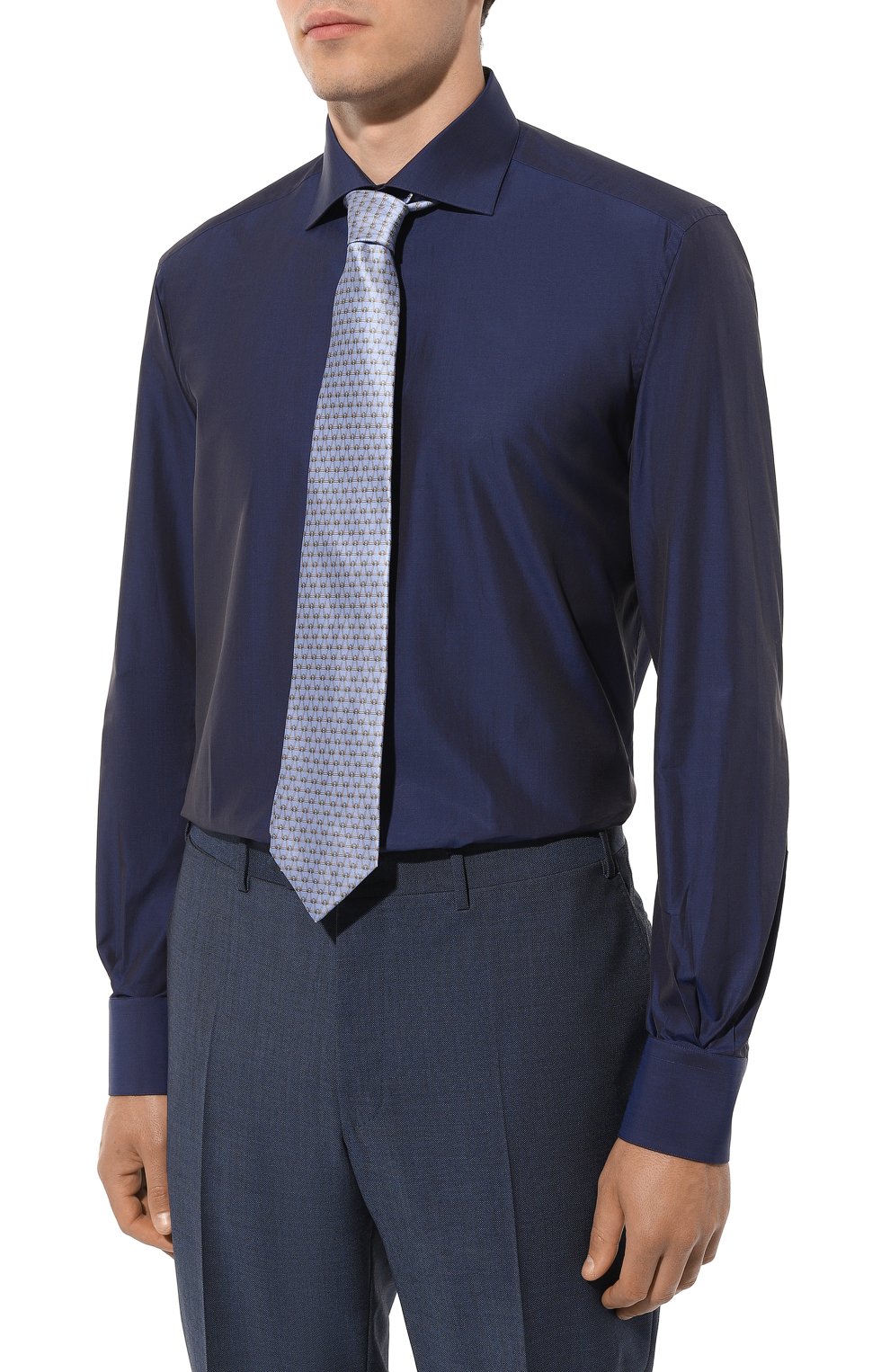 Хлопковая рубашка STEFANO RICCI, арт. MC000540/R122B, фото 3